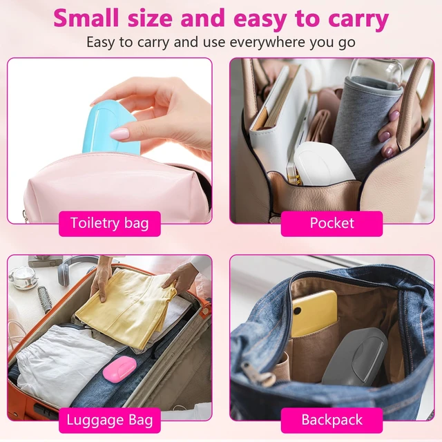 Alt view image 6 of 7 - 20 Pcs Portable Travel Soap Dish with Lid, Plastic, Rectangular, Colorful, Soap Bar Holders