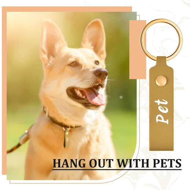Alt view image 7 of 7 - 100 Pcs Leather Keychain Blanks, 3.7 x 0.7 Inches, Colorful | Includes Metal Key Rings, Ideal for Laser Engraving Projects, Durable Faux Leather Tags for DIY Crafts and Custom Gifts