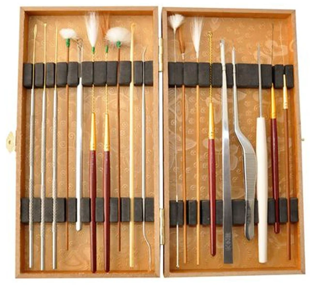 Main image of Multifunction Ear Pick Cleaning Set Ear Wax Removal Cleaner,Beauty Tools Kit (19pcs a Set with Wooden Box)