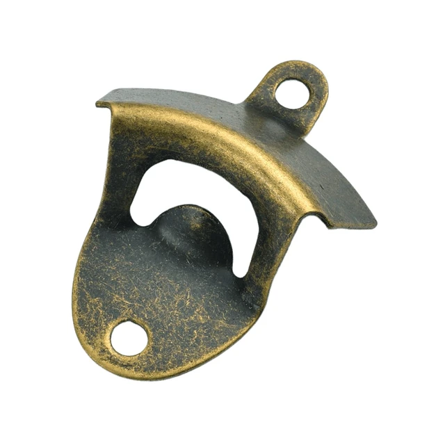 Alt view image 2 of 7 - 20 Pack Bottle Opener Wall Mounted (Bronze) | Vintage Beer Bottle Opener with Screws for Bars KTV Hotels Homes