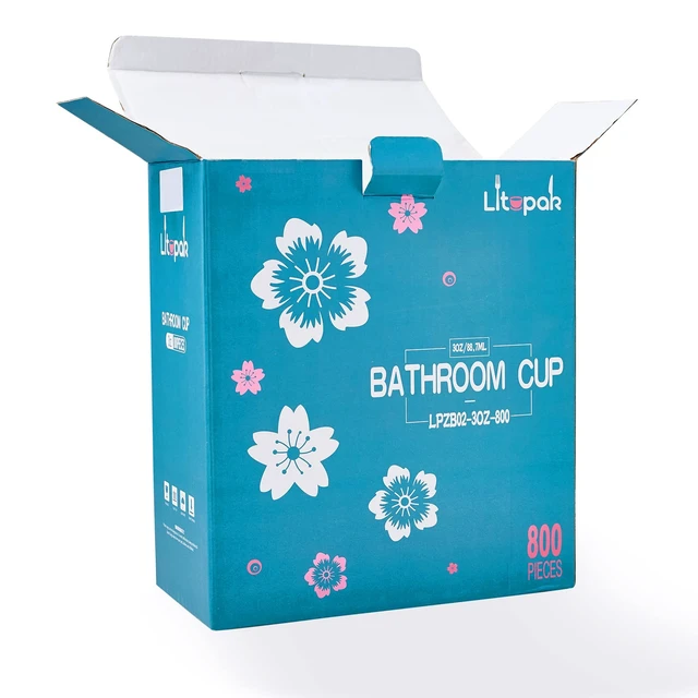 Alt view image 7 of 7 - 800 Pack 3 oz Paper Cups, Small Paper bathroom cups 3 ounce | Disposable mouthwash cups, colorful 3 ounce paper cups, for parties, picnics, barbecues, travel and events