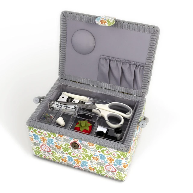 Alt view image 3 of 5 - Medium Sewing Basket Kit Filled with Essential Sewing Supplies