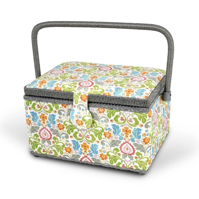 Alt view image 5 of 5 - Medium Sewing Basket Kit Filled with Essential Sewing Supplies