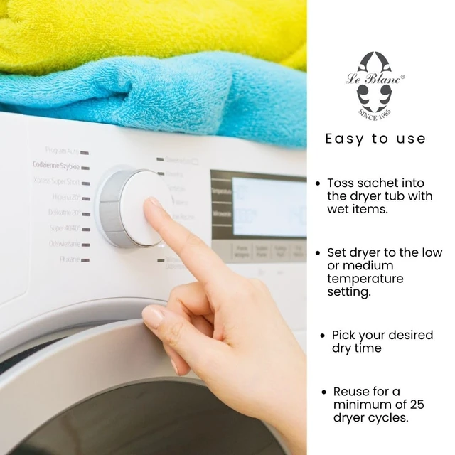 Alt view image 3 of 7 - Portfolio Single Pack Dryer Sachet - Luxury Scented Fabric Sachet for Your Dryer (1 Pack)