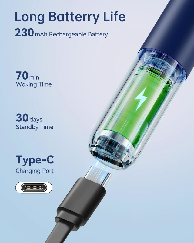 Alt view image 6 of 7 - Ear Wax Removal Kit, 1296P HD Ear Cleaner Camera Otoscope with 6 LED | 10 silicone ear tips, 6 ear spoons, IP67 waterproof, WiFi for iOS & Android, USB-C rechargeable, FSA HSA eligible, for family