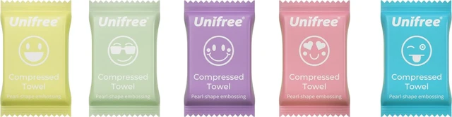 Alt view image 4 of 6 - Compressed Towels Tablets, XL Soft Disposable Face Towels, 120Count | Portable & Individually Wrapped for Travel, Gym,Home, Game, ldeal for On-the-Go