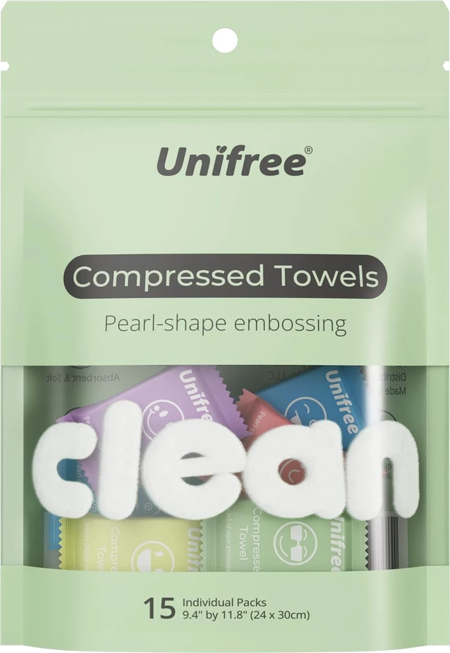 Alt view image 5 of 6 - Compressed Towels Tablets, XL Soft Disposable Face Towels, 120Count | Portable & Individually Wrapped for Travel, Gym,Home, Game, ldeal for On-the-Go