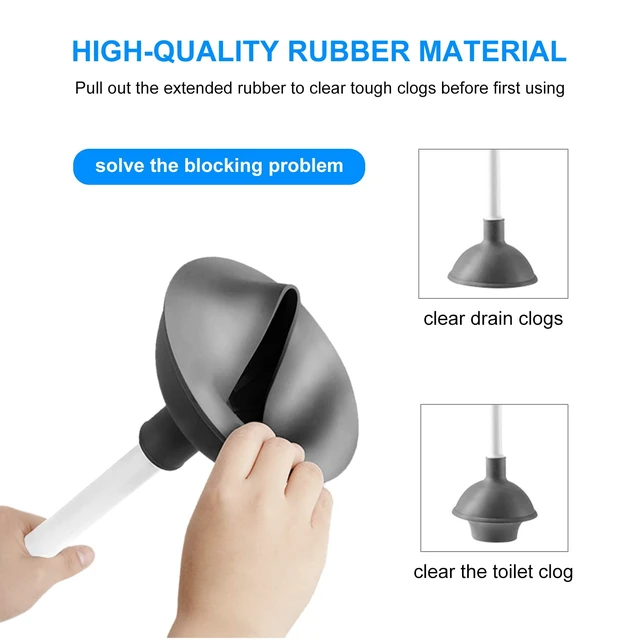 Alt view image 3 of 7 - Toilet Brush and Plunger Set, Semi-Hidden Toilet Plungers, White | Heavy Duty Toilet Bowl Brush and Holder for Bathroom Toilet Plunger and Brush Set for Deeply Cleaning