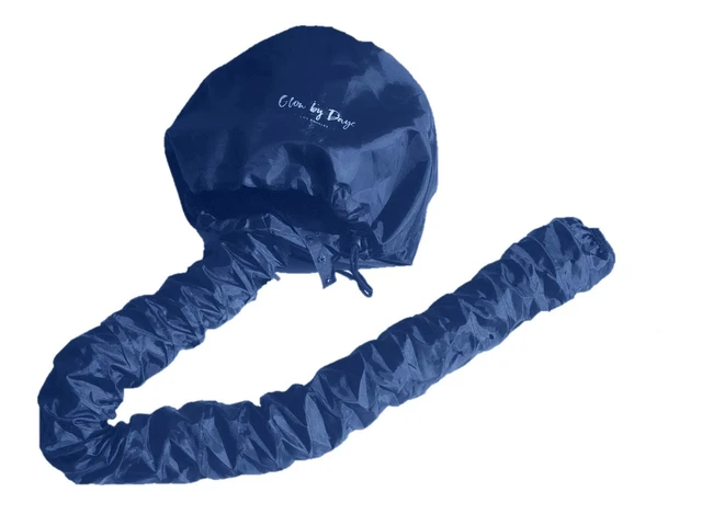 Alt view image 2 of 5 - Bonnet Hood Hair Dryer Attachment, At Home Hair Dryer Hood for Hand Held Hair Dryer, Extra-Large, Navy