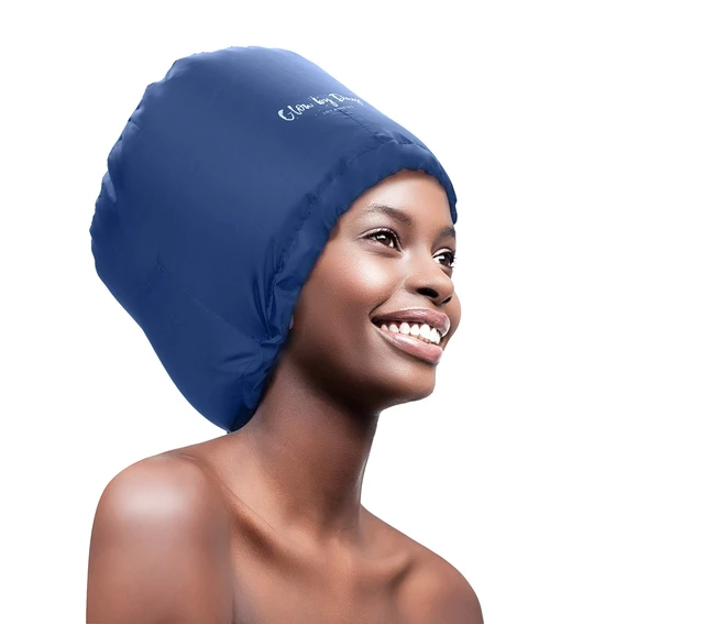 Alt view image 5 of 5 - Bonnet Hood Hair Dryer Attachment, At Home Hair Dryer Hood for Hand Held Hair Dryer, Extra-Large, Navy