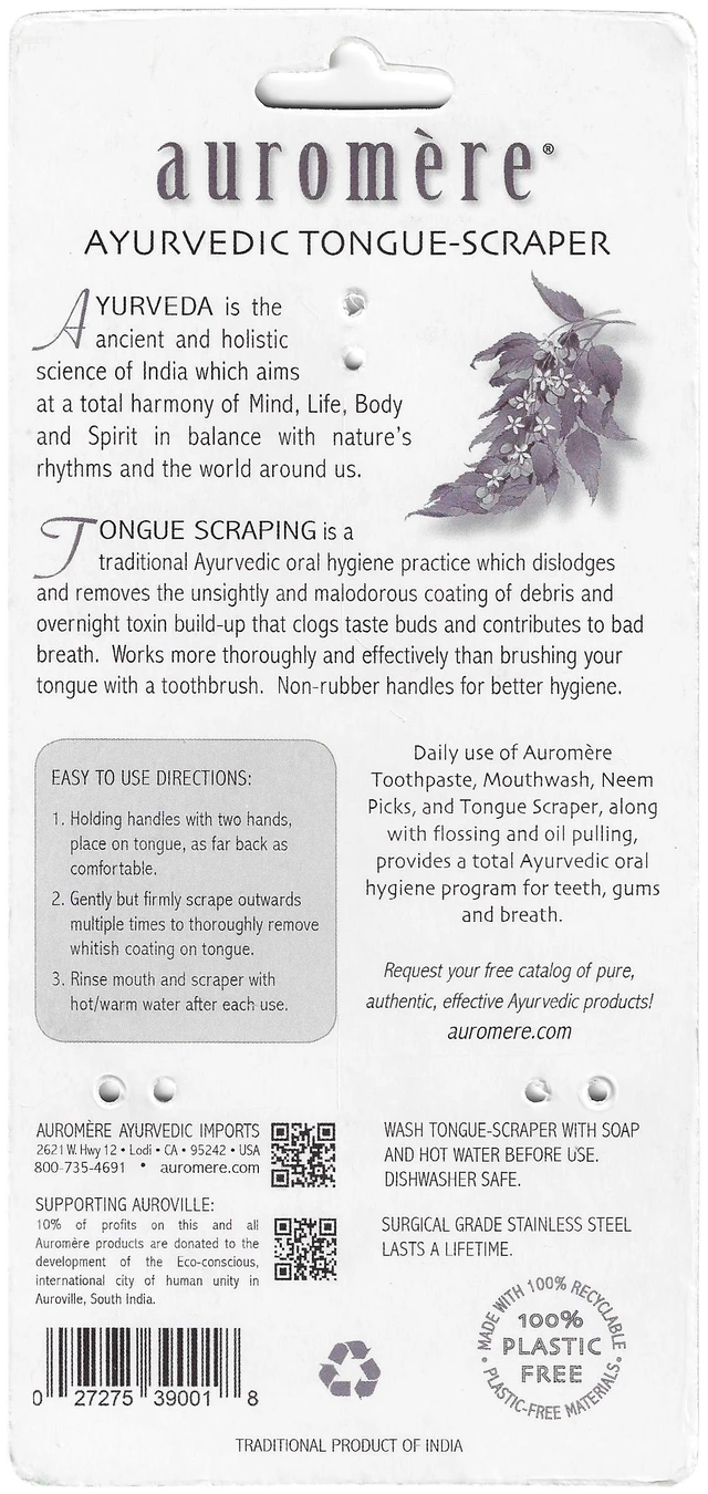 Alt view image 2 of 5 - Tongue Scraper - Reusable Tongue Cleaner, Stainless Steel - 3 Pack | Sustainable Oral Hygiene, Metal Tongue Scraper for Adults and Kids, Zero Waste, Eliminate Bad Breath