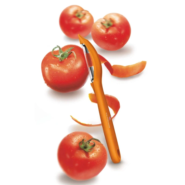 Alt view image 2 of 3 - Swiss Army Serrated Peeler, Orange