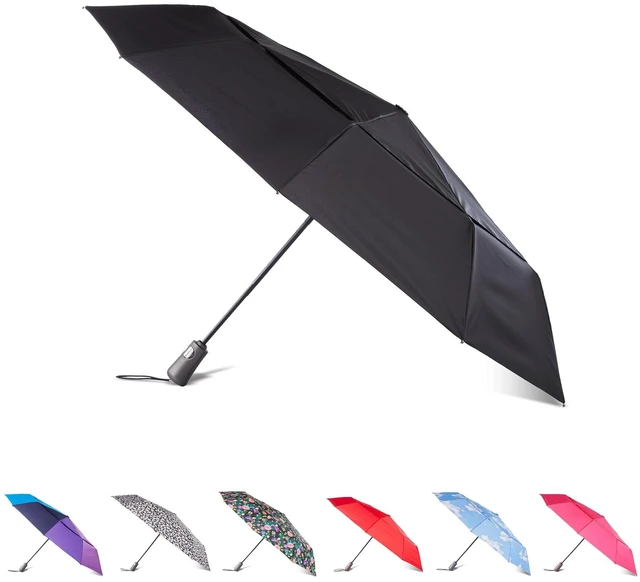 Main image of Auto Open/Close Windproof Ultimate Compact Umbrella with UV and Water Repellent Protection