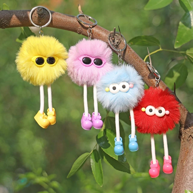 Alt view image 5 of 7 - 24 PCs Party Favors Keychains - Plush Backpack Keychain Bulk Kids Keychain Cute for Birthday Party Favors for Kids 8-12 Back to School Gifts for Students Classroom Prizes Elementary
