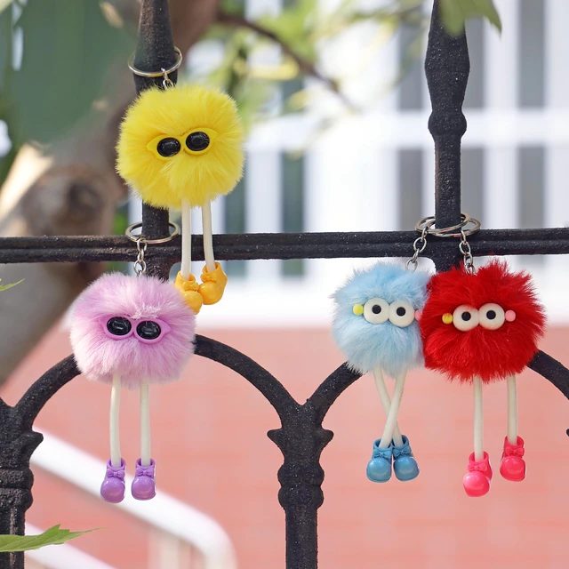 Alt view image 7 of 7 - 24 PCs Party Favors Keychains - Plush Backpack Keychain Bulk Kids Keychain Cute for Birthday Party Favors for Kids 8-12 Back to School Gifts for Students Classroom Prizes Elementary