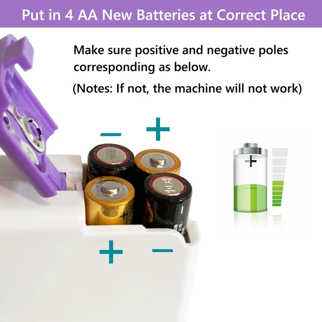 Alt view image 4 of 6 - Handheld Sewing Machine for Beginners, Mini Sewing Machine for Quick Stitching with Sewing Kits Suitable for Home,Travel,DIY (Purple)