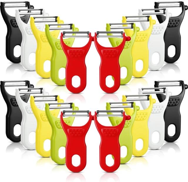 Main image of 20 Pack Vegetable Peeler Bulk with Sharp Blade, 5 Colors Potato Peelers for Kitchen, Dual Blade Y Peeler with Ergonomic Grip for Potatoes Carrots Fruit, Peeling Tools for Kitchen Restaurant