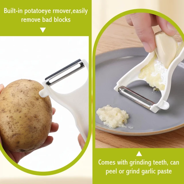 Alt view image 3 of 7 - 20 Pack Vegetable Peeler Bulk with Sharp Blade, 5 Colors Potato Peelers for Kitchen, Dual Blade Y Peeler with Ergonomic Grip for Potatoes Carrots Fruit, Peeling Tools for Kitchen Restaurant