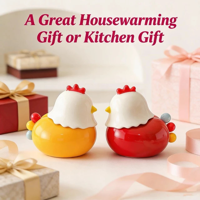 Alt view image 6 of 6 - Toothpick Holder Dispenser and Fruit Fork Set, Unique Cute Kitchen Decor and Gadgets Gifts, 3 Food-Grade 304 Stainless Steel Forks, Funny Kitchen Gadgets for Home Table Accessories