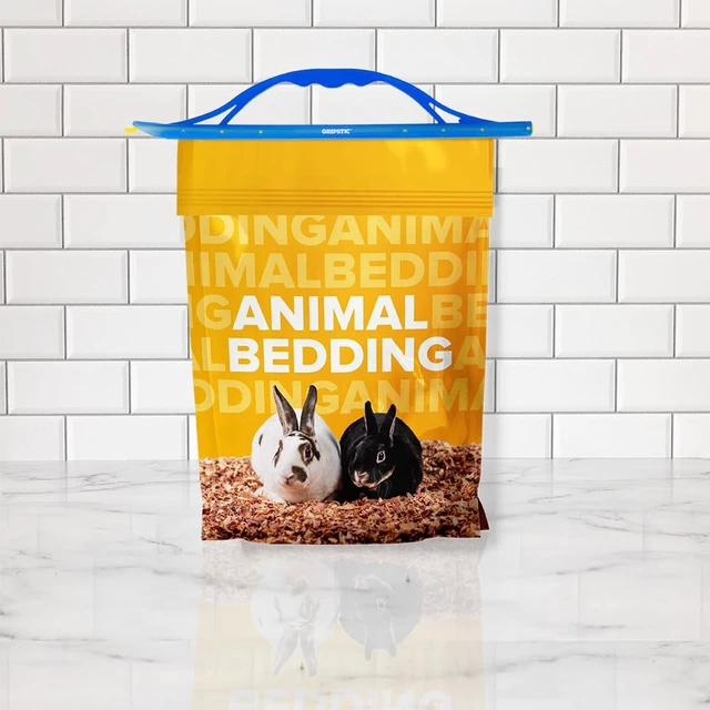 Alt view image 4 of 6 - Heavy Duty Handle Set. 3 Different Size Bag Clips to Seal Large Bags in Your Home, Garage and More. Bag Sealer for Dog Food and cat Food, Bird Seed, Potting Soil and More. 3 Pack.