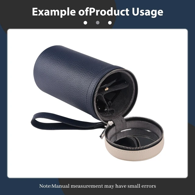 Alt view image 4 of 7 - 3 Slot Sunglasses Case, Portable Eyeglass Storage Holder for Travel | pu Leather Unisex style for men and women; fits most standard sunglasses, prescription glasses and fashion eyewear.
