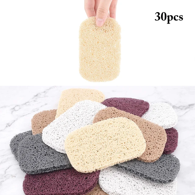Alt view image 4 of 7 - Soap Lift Pad, 30 Pcs 5 Colors Soap Saver Soap Dish Holder Accessory Drains Water, Circulates Air, Extends Soap Life for Bathroom, Kitchen, Office, Gym