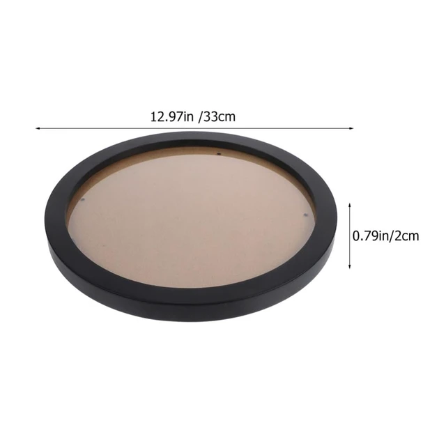 Alt view image 2 of 7 - Embroidery Hoop Frame 13 Inch Circular Photo Frame for Cross Stitch Display with Traceless Hook Wall Decor for Home and Craft Artwork