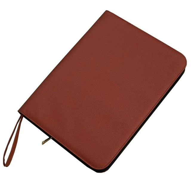 Alt view image 2 of 7 - Large Capacity Fountain Pen Case PU Leather Coffee Color 48 Slots pen pouch bag