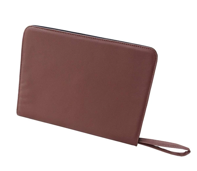 Alt view image 2 of 7 - 48 Fountain Pen Case, Rollerball Pen Holder PU Leather Bag Pouch Large Capacity for Your Collection - Brown