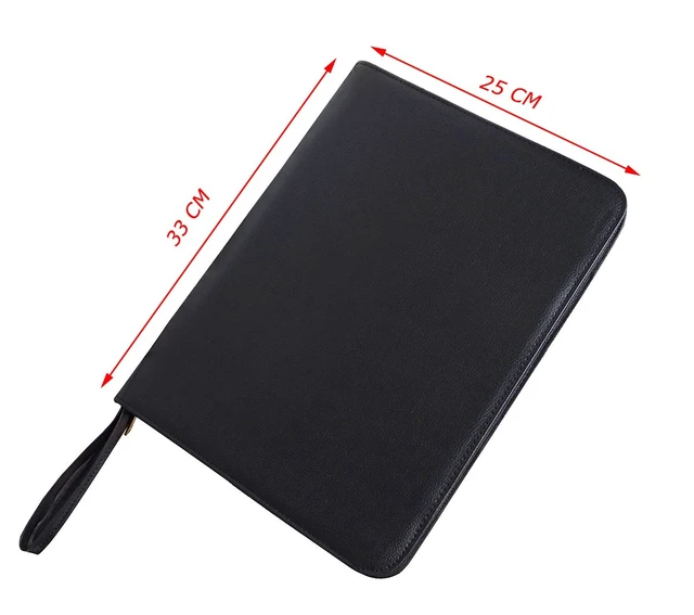 Alt view image 4 of 7 - 48 Fountain Pen Case PU Leather, Rollerball Pen Display Holder Bag, Pouch Large Capacity for your Collection - Black