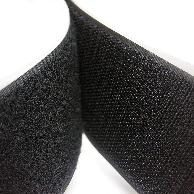 Alt view image 4 of 7 - Hook and Loop Tape 2 Inch x 23 Feet Each Roll, Black | Industrial Self Adhesive, CE Certified, Heavy Duty, Strong Hold, Easy Use for Indoor Remotes, Curtains & Outdoor Signs