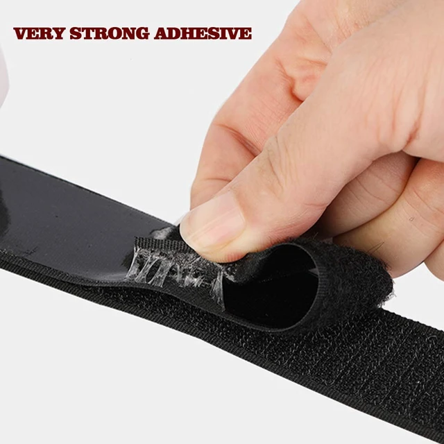 Alt view image 3 of 7 - Hook and Loop Tape 2 Inch x 23 Feet Each Roll, White | Industrial Self Adhesive, CE Certified, Heavy Duty, Strong Hold, Easy Use for Indoor Remotes, Curtains & Outdoor Signs