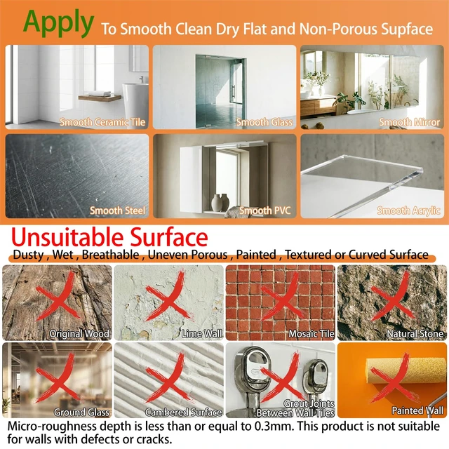 Alt view image 6 of 6 - Suction Cup Shower Caddy with 6 Hooks, No Drill Shower Shelf | Features 6 hanging hooks for loofahs and razors. Clear waterproof bathroom organizer. No drill traceless suction design.