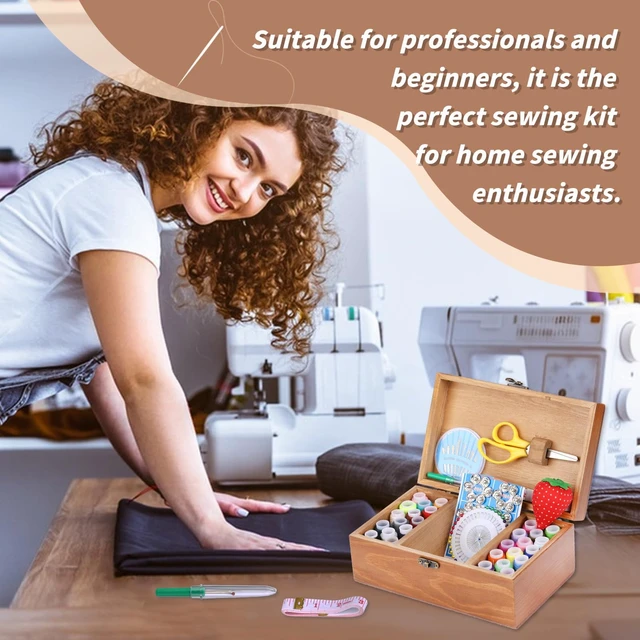 Alt view image 6 of 7 - Hand Sewing Kits for Adults Needle and Thread Kit 196 Pcs Travel Sewing Kit | Travel Sewing Kit for Beginners Sewing Accessories Sewing Repair Kits Sewing Thread Needle Pin Cushion for Camping HomeDiy