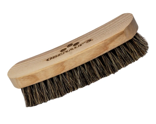 Alt view image 4 of 7 - All Natural Horsehair Bristle Brush - Leather Boots & Shoes Care, Use With Leather Oil & Conditioner
