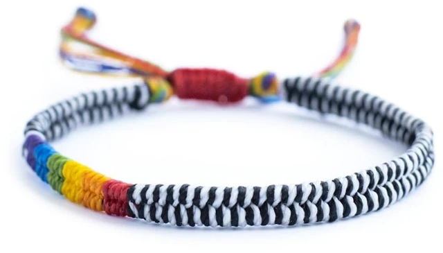 Main image of Citizens of the World Bracelet, Handmade Woven Boho Cord Charm | Wrap and Braided Cord Stack, Waterproof Everyday Wear, Layered Bohemian Jewelry, Beach Gift for Her
