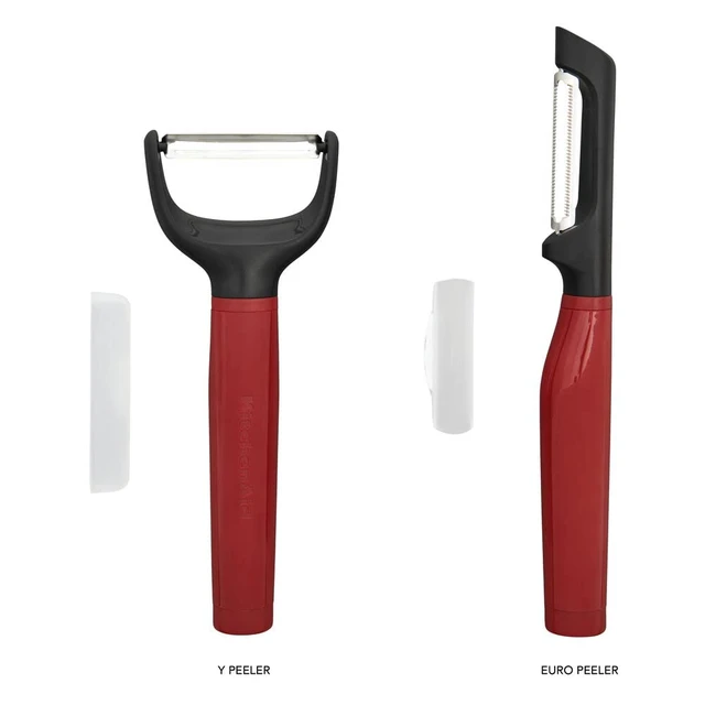 Alt view image 3 of 6 - Universal Y and Euro Peeler Set, 2 Piece, Empire Red