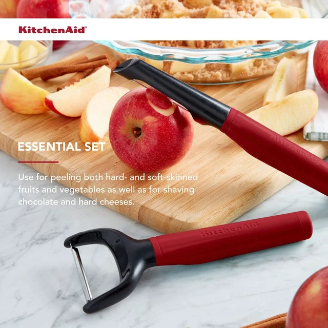 Alt view image 6 of 6 - Universal Y and Euro Peeler Set, 2 Piece, Empire Red
