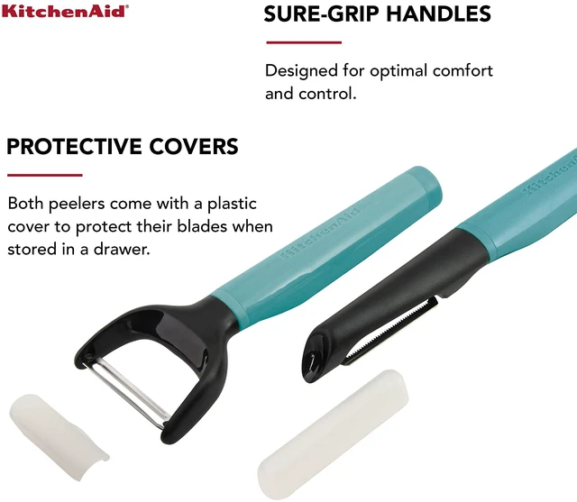 Alt view image 4 of 5 - Universal Euro Y Peeler, Set Of 2, Aqua