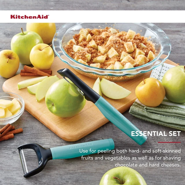 Alt view image 3 of 5 - Universal Euro Y Peeler, Set Of 2, Aqua