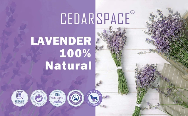 Alt view image 6 of 6 - Cedar Chips and Lavender Sachets 24Pack for Drawers and Closets | Stops Clothes Damage, For Clothes Storage, Bags, Cedar Chips, Blocks in Sachet, Hangers, Cedarwood