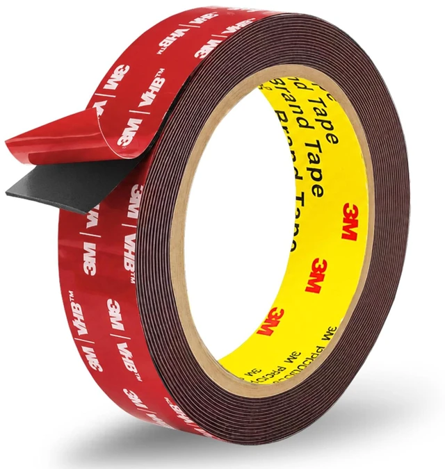 Main image of 3M Double Sided Tape Heavy Duty Removable Tape Strips Heavy Duty Mounting Tape Extra Strong Adhesive Tape Waterproof for Walls Office Home Decor Crafts Pictures Posters Car LED Strip Light(1in*10ft)
