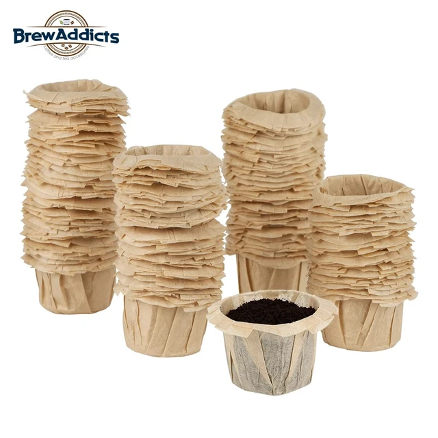 Alt view image 6 of 7 - 300 Paper Coffee Single-Use Filters, Brown, All-Natural & Unbleached for Keurig Brewers and Compatible with K-Cup Pods 1.0 & 2.0 Models, Disposable filters