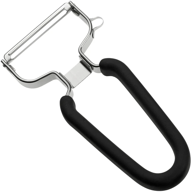 Alt view image 7 of 7 - Germany Universal Ultra Sharp Stainless Steel Vegetable Y Peeler for Potatoes, All Fruits & Veggies | Non-Slip Comfortable Handle | 5.1 x 2.3 Inches / 13 cm x 6 cm - Black