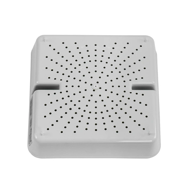 Alt view image 5 of 6 - ABS Plastic Floor Sink Drain Strainer Drop-in Basket 8-1/2W x 8-1/2L x 2-1/4H - Perfect for Restaurant, Bar, Buffet (2" H ABS)