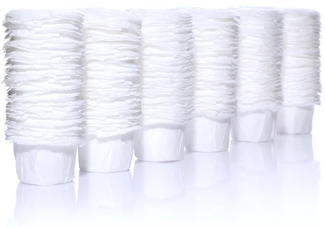 Main image of 300 Disposable K Cup Filters for Keurig Reusable K Cups, Coffee Paper Liners for Refillable Pods, Smoother Coffee, Less Sediment, Easy Clean Up
