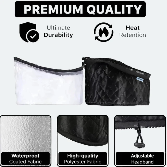 Alt view image 7 of 7 - Hair Steamer for Natural Hair (Home Use) - 10-Speed Temperature Control, Fast Heating & Deep Strand Nourishment Heat Cap