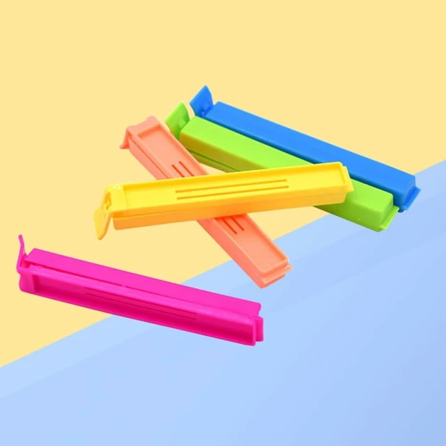 Alt view image 4 of 7 - 48 pcs Food Sealing Clips Plastic Seal Clamp Set for Snack Bags Freezer Storage Kitchen Food Package Fresh Keeping Reusable Home Bag Closers