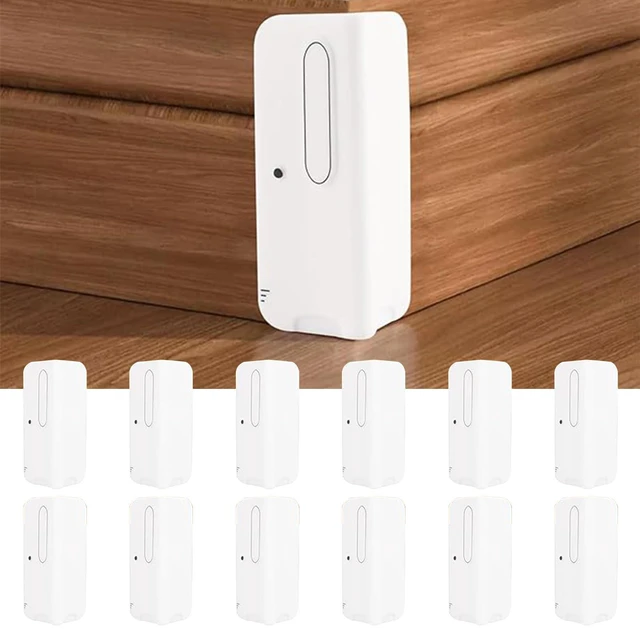 Main image of 12 PCS White Baseboard Corner Blocks Silicone Self Adhesive Safety Corner Cushion Baby Proofing Edge Guard Protectors for Furniture Wall Base