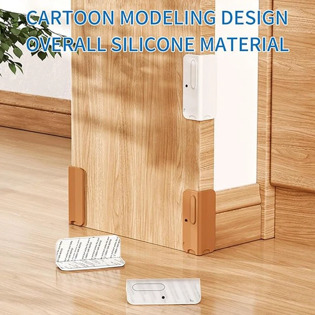 Alt view image 5 of 7 - 12 PCS White Baseboard Corner Blocks Silicone Self Adhesive Safety Corner Cushion Baby Proofing Edge Guard Protectors for Furniture Wall Base